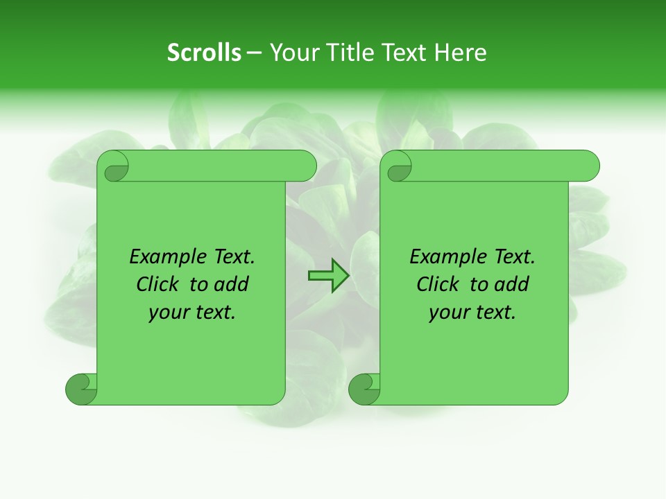 Raw Lettuce Natural PowerPoint Template