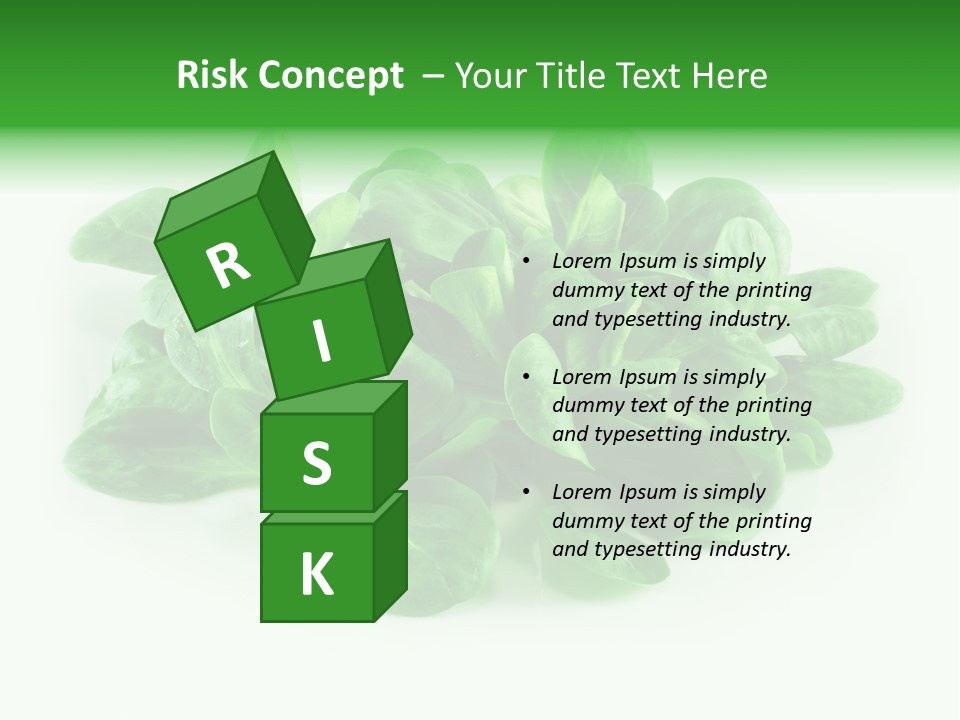 Raw Lettuce Natural PowerPoint Template