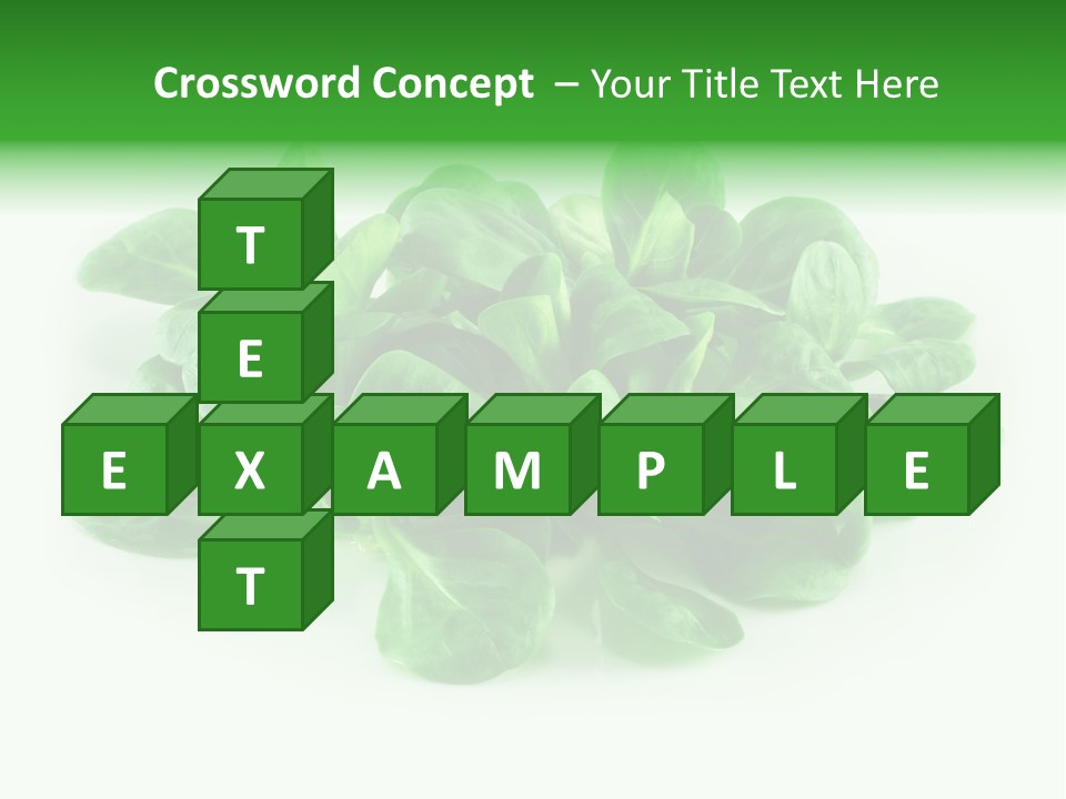 Raw Lettuce Natural PowerPoint Template