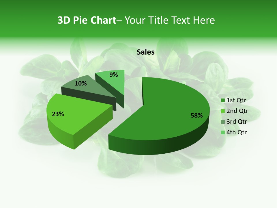 Raw Lettuce Natural PowerPoint Template