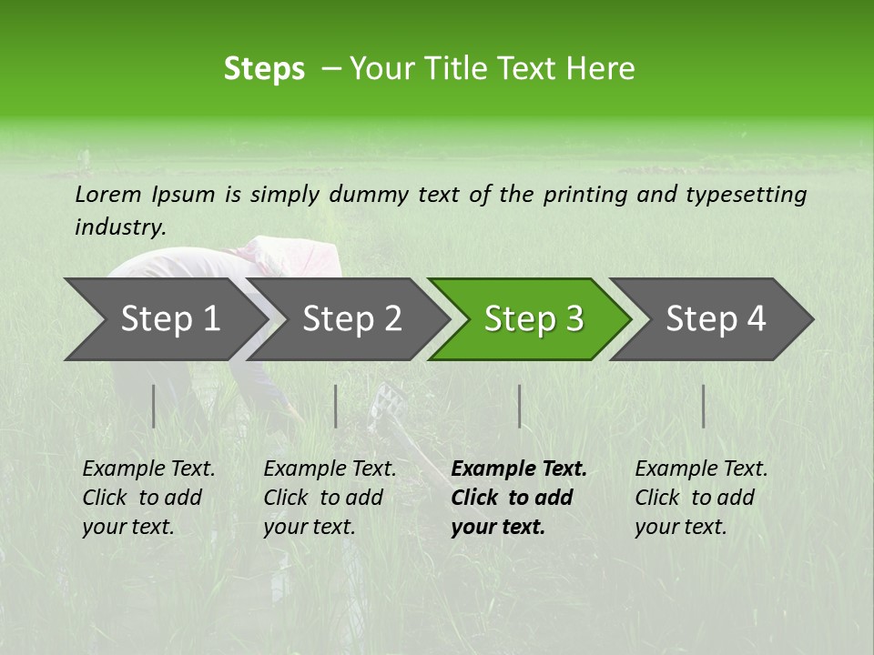 Food Countryside Farmer PowerPoint Template
