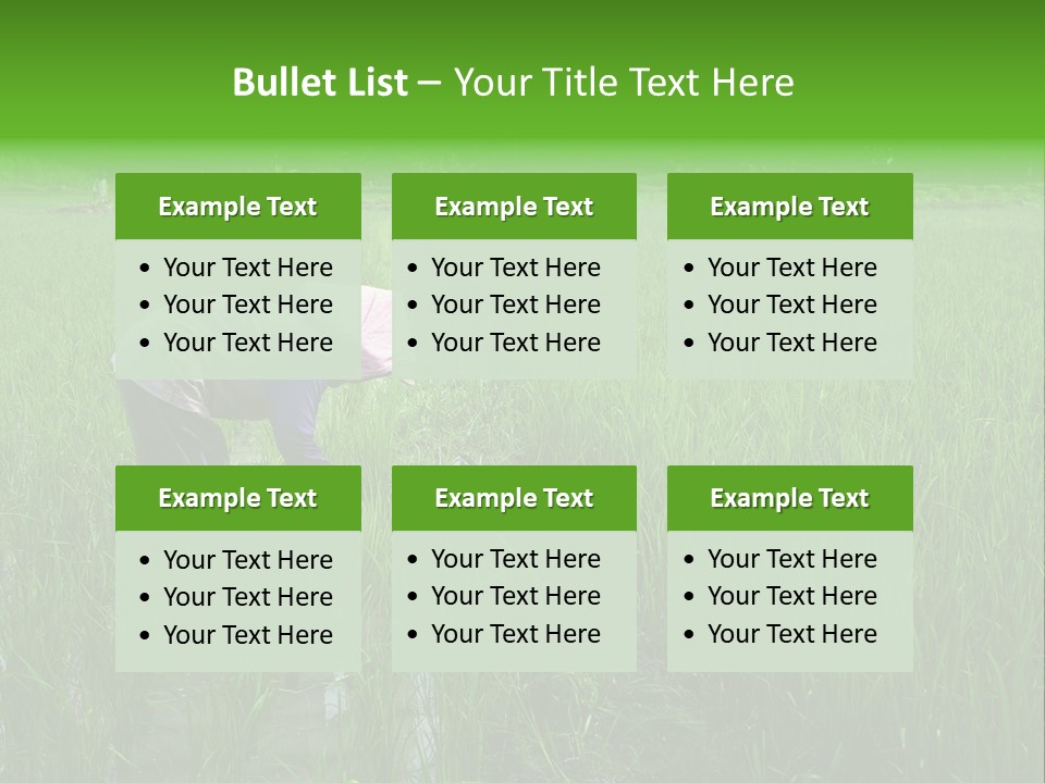 Food Countryside Farmer PowerPoint Template