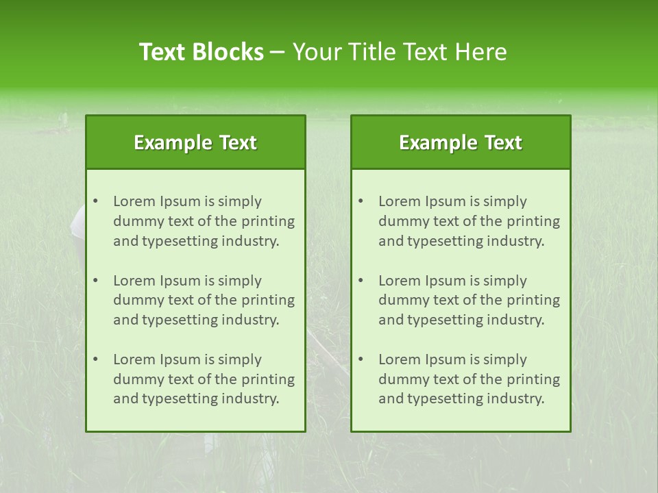 Food Countryside Farmer PowerPoint Template