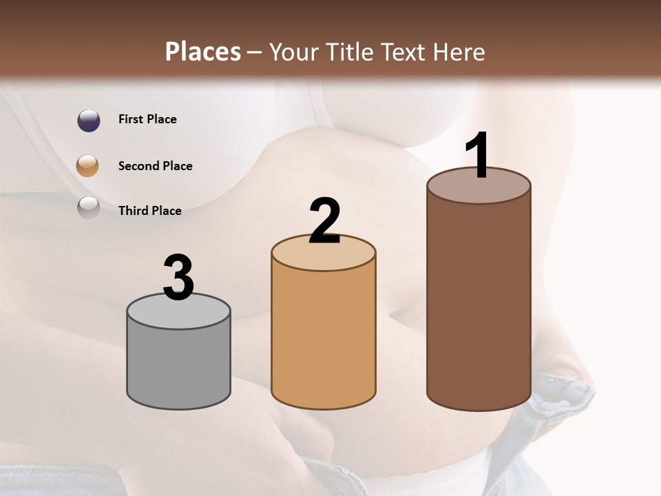 Lifestyle Hand Belly PowerPoint Template