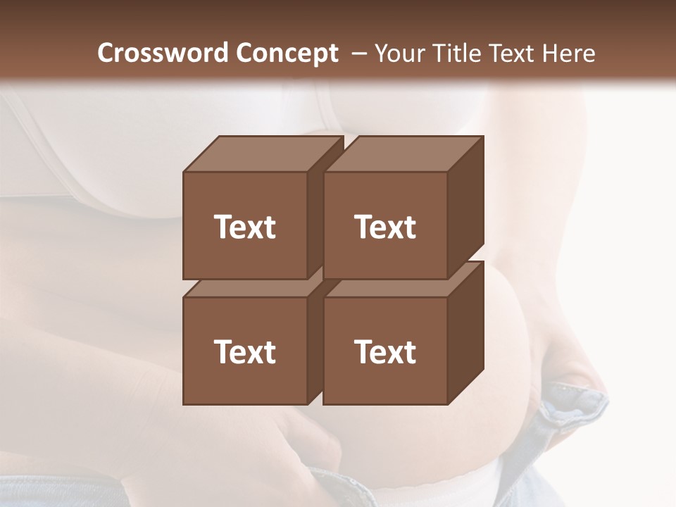 Lifestyle Hand Belly PowerPoint Template