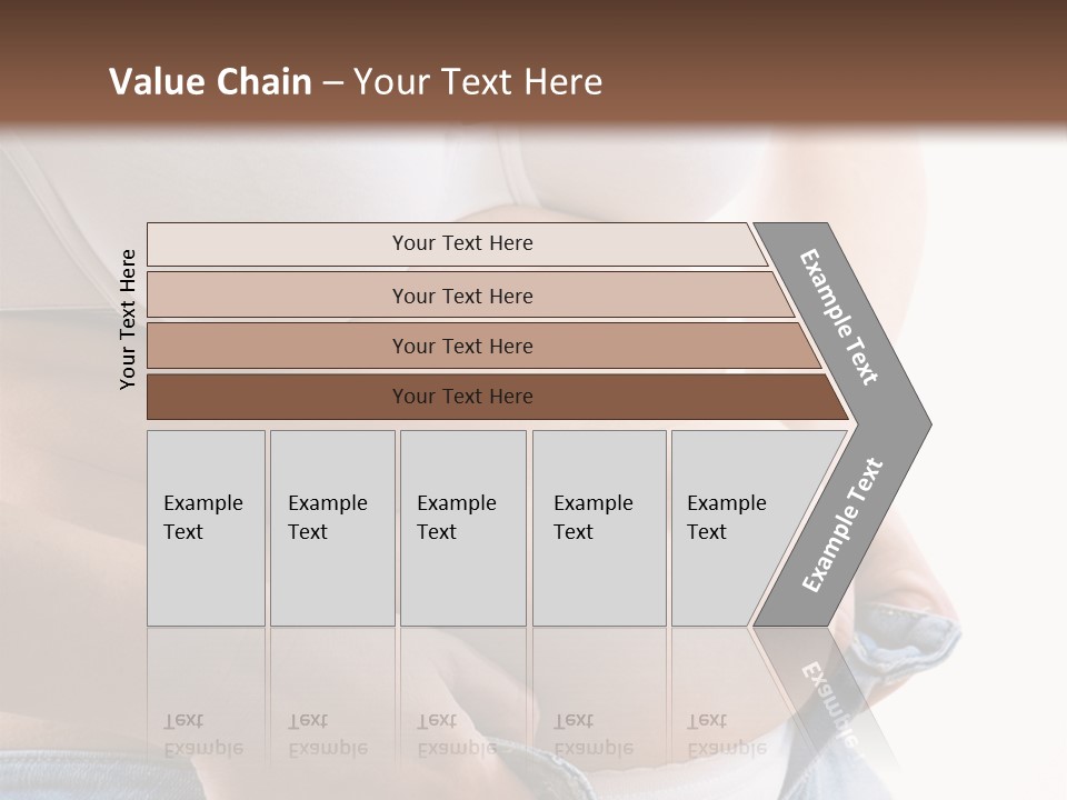 Lifestyle Hand Belly PowerPoint Template