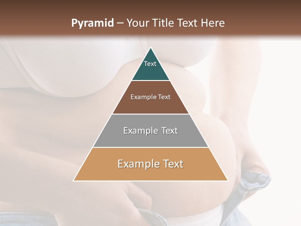 Lifestyle Hand Belly PowerPoint Template