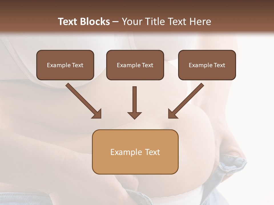 Lifestyle Hand Belly PowerPoint Template