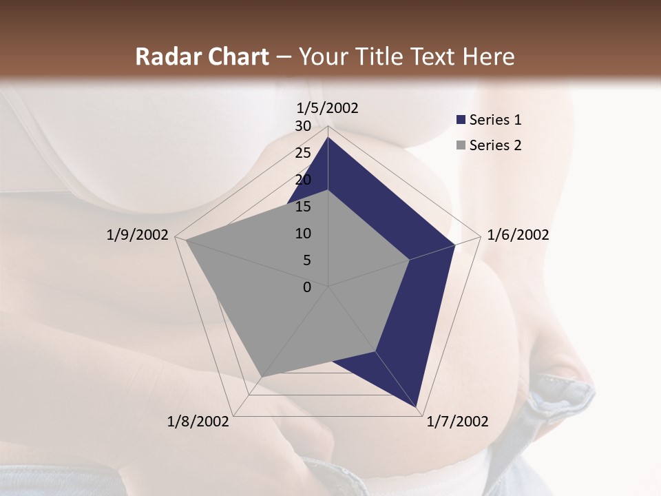 Lifestyle Hand Belly PowerPoint Template