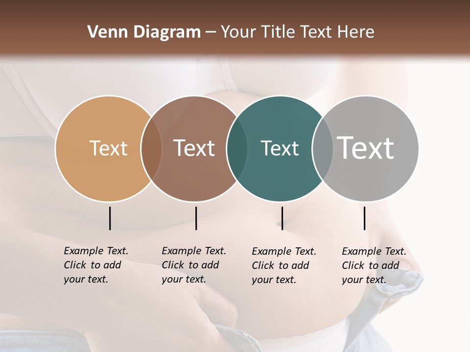 Lifestyle Hand Belly PowerPoint Template