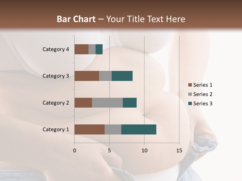 Lifestyle Hand Belly PowerPoint Template