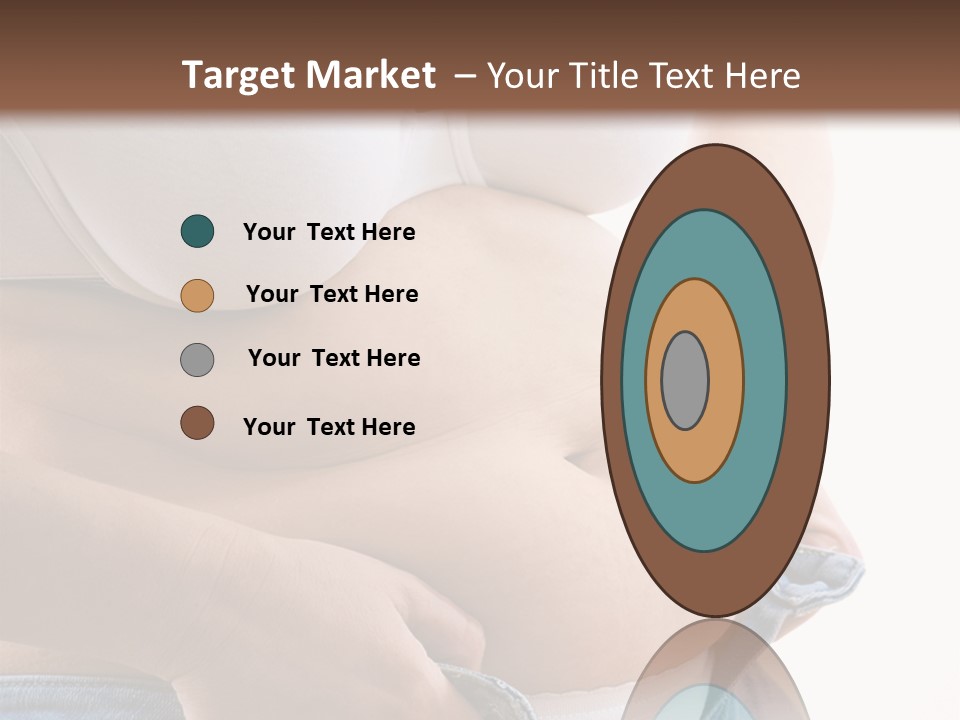 Lifestyle Hand Belly PowerPoint Template