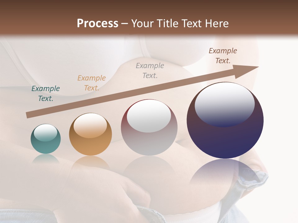 Lifestyle Hand Belly PowerPoint Template