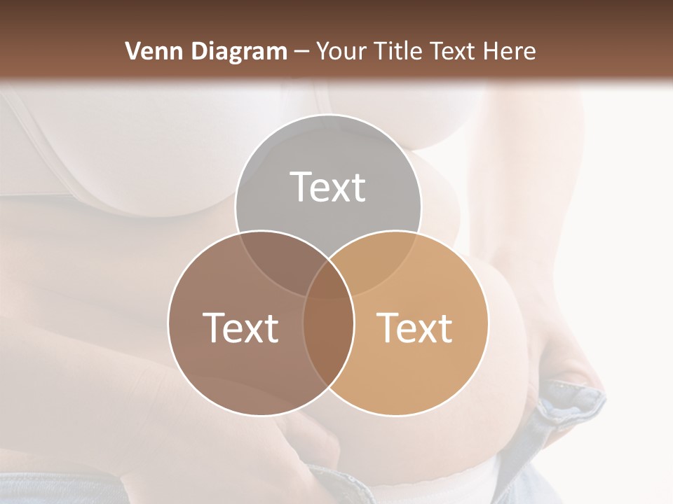 Lifestyle Hand Belly PowerPoint Template