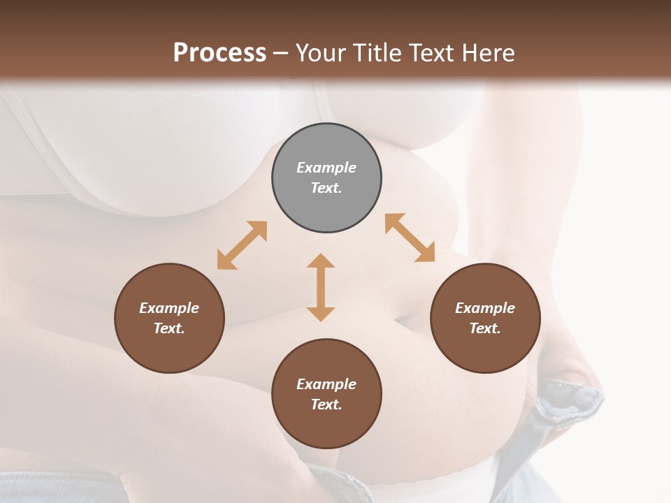 Lifestyle Hand Belly PowerPoint Template