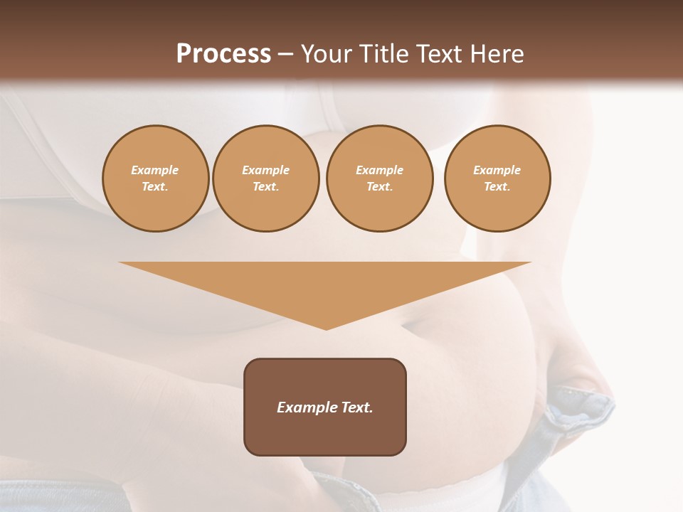 Lifestyle Hand Belly PowerPoint Template