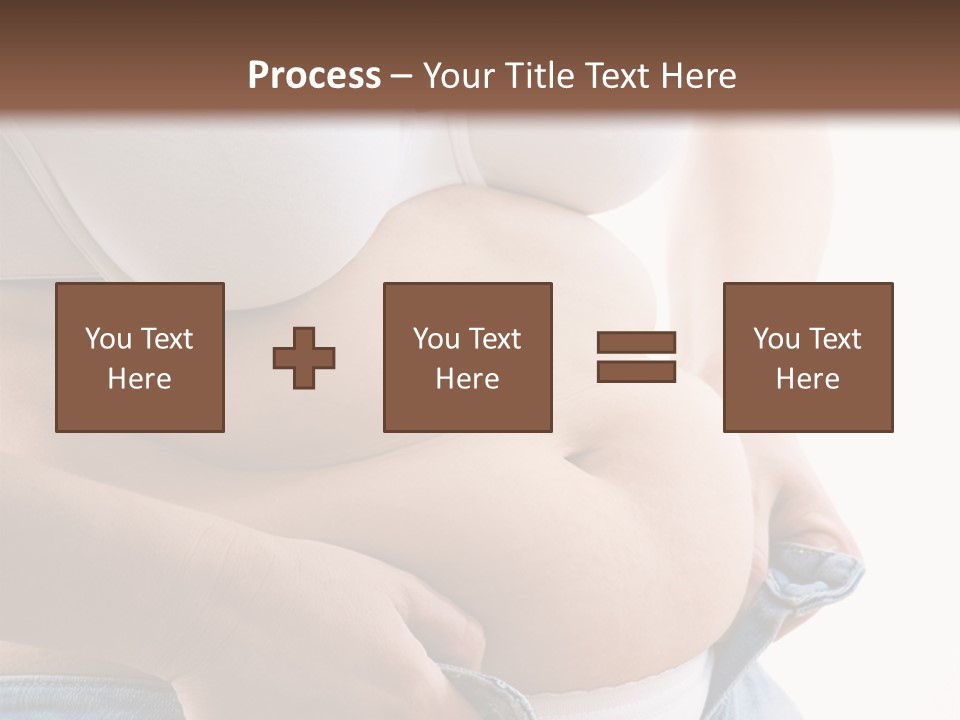Lifestyle Hand Belly PowerPoint Template