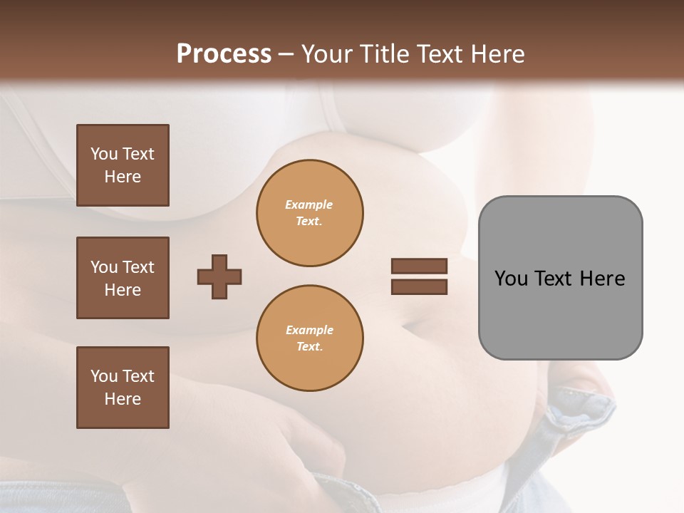 Lifestyle Hand Belly PowerPoint Template