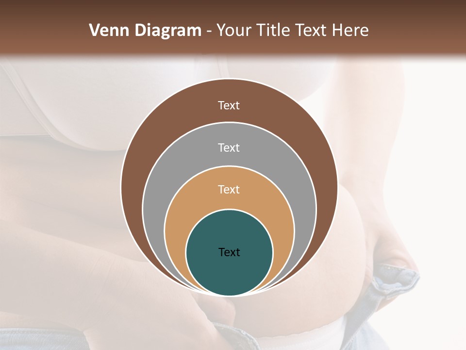 Lifestyle Hand Belly PowerPoint Template