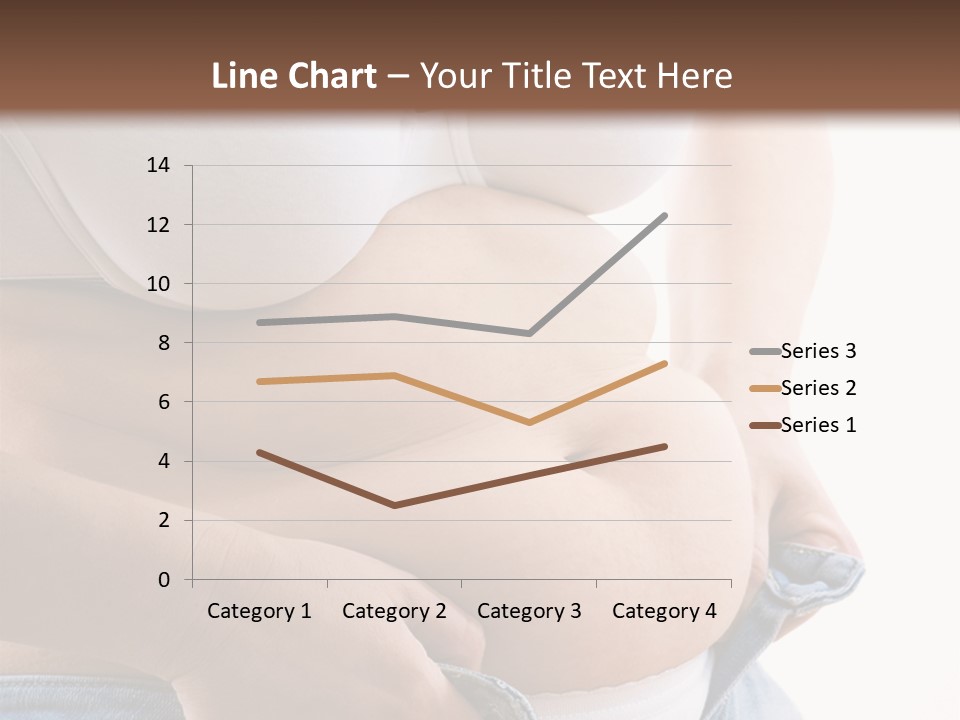 Lifestyle Hand Belly PowerPoint Template