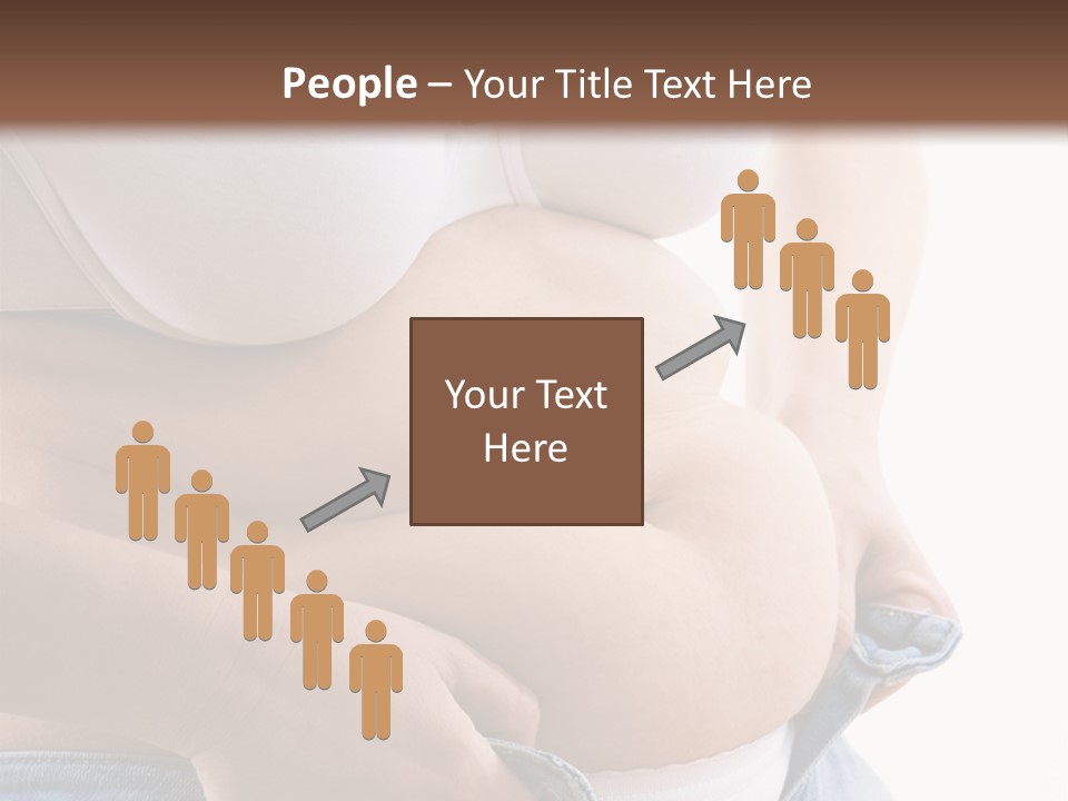 Lifestyle Hand Belly PowerPoint Template