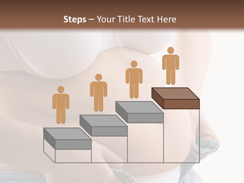 Lifestyle Hand Belly PowerPoint Template