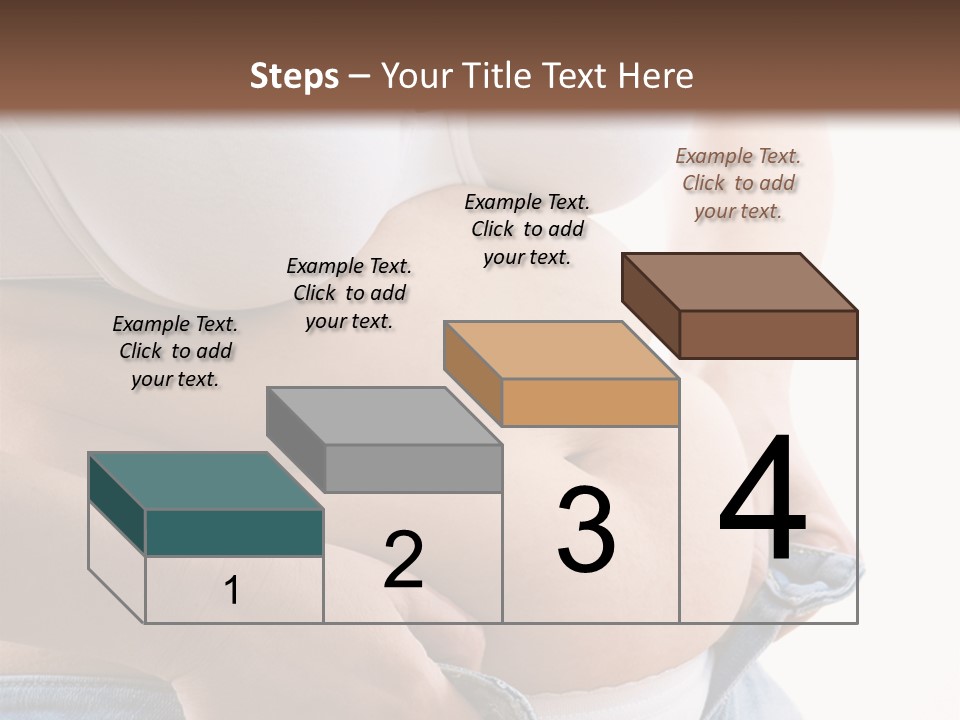 Lifestyle Hand Belly PowerPoint Template