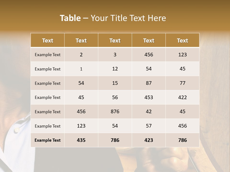 Man Concentration Vineyard PowerPoint Template