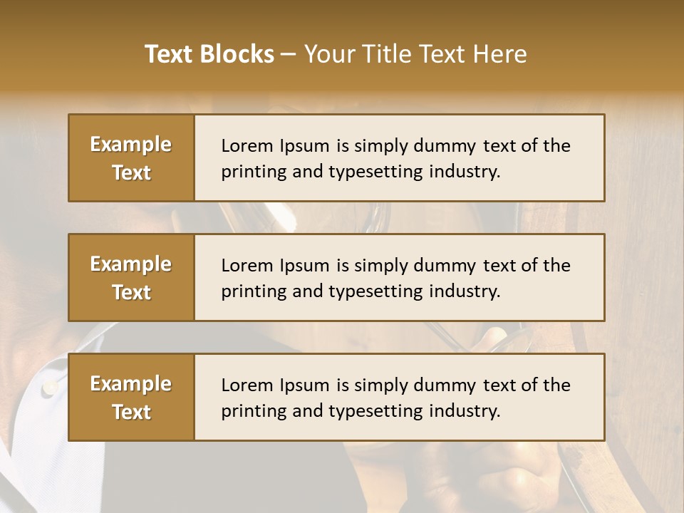 Man Concentration Vineyard PowerPoint Template