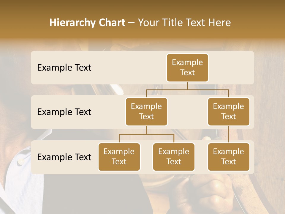 Man Concentration Vineyard PowerPoint Template