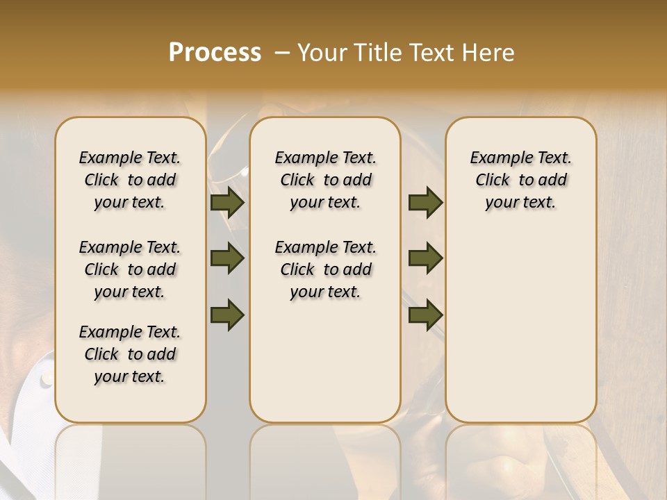 Man Concentration Vineyard PowerPoint Template