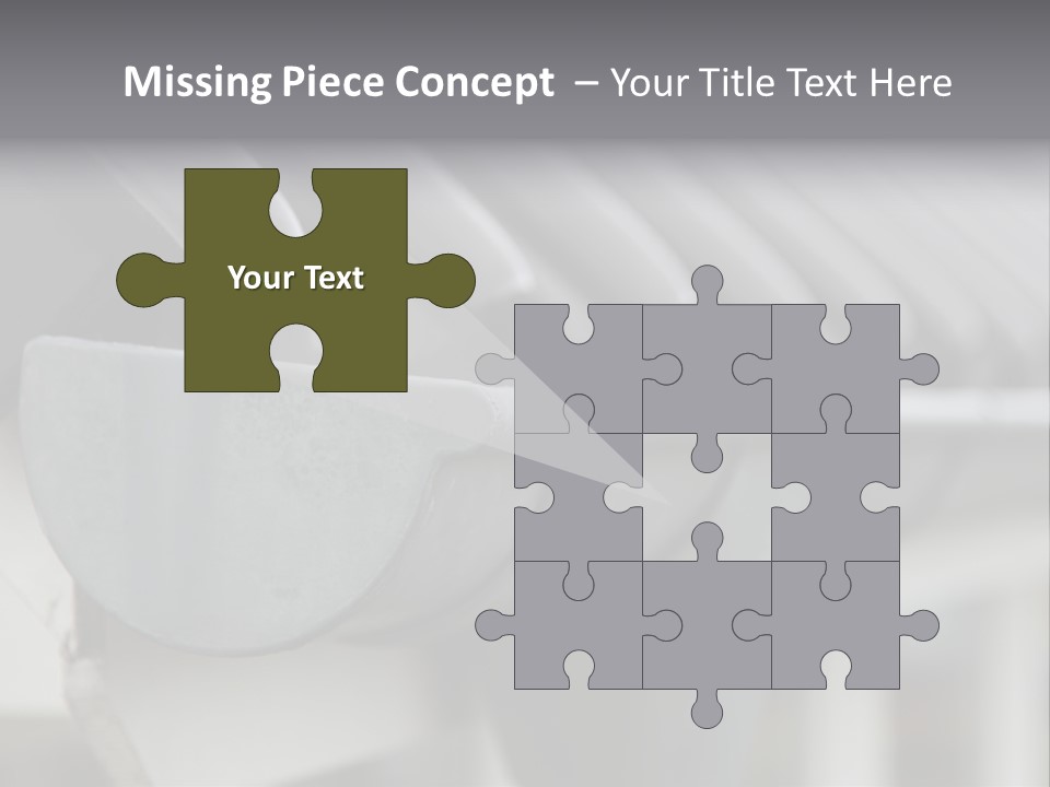 Rainy Rainwater Detail PowerPoint Template