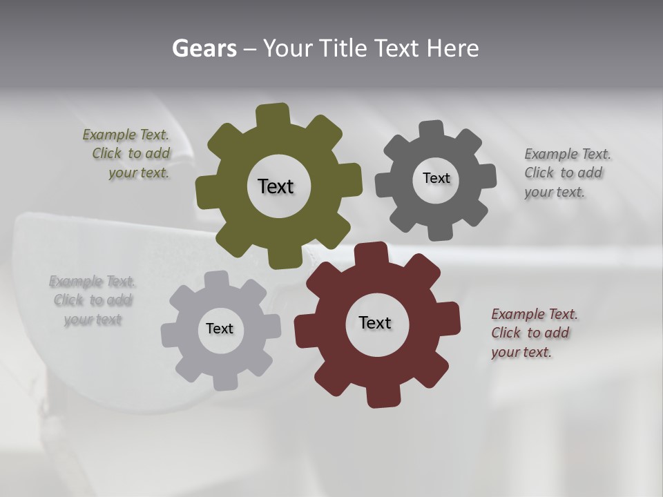 Rainy Rainwater Detail PowerPoint Template