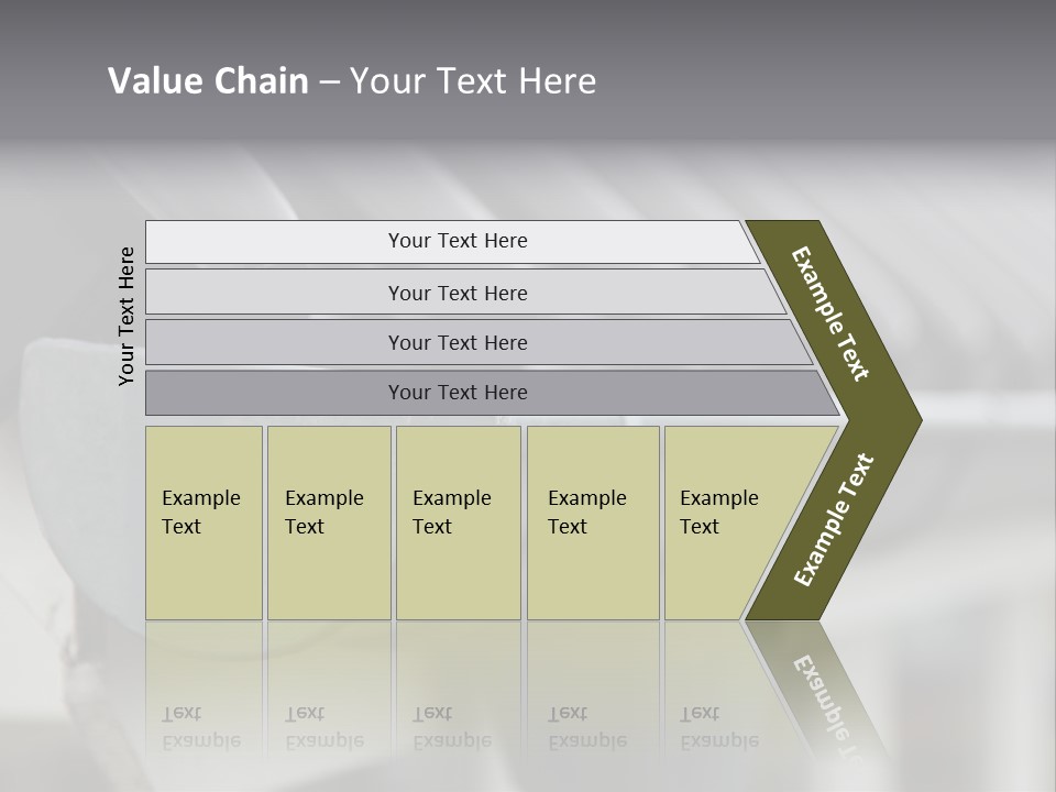 Rainy Rainwater Detail PowerPoint Template