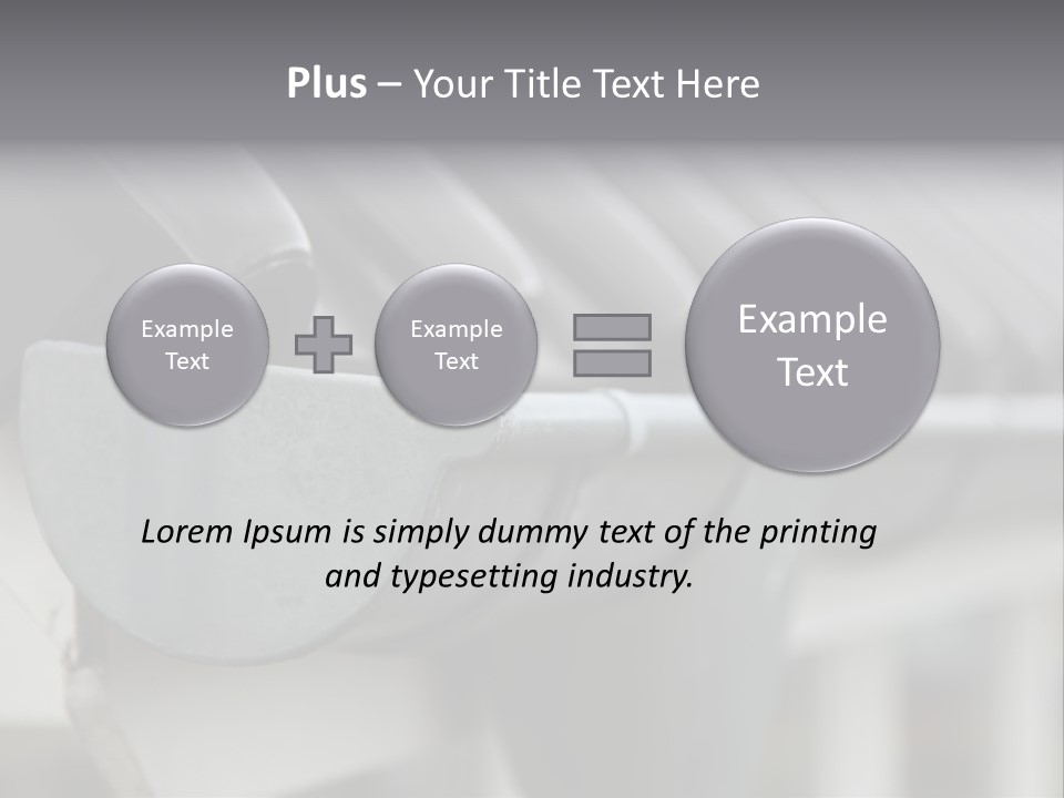 Rainy Rainwater Detail PowerPoint Template