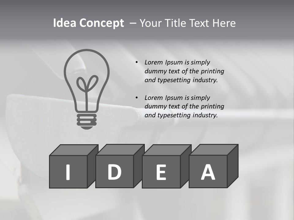 Rainy Rainwater Detail PowerPoint Template
