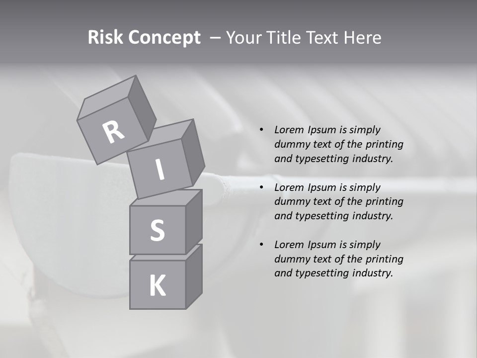 Rainy Rainwater Detail PowerPoint Template