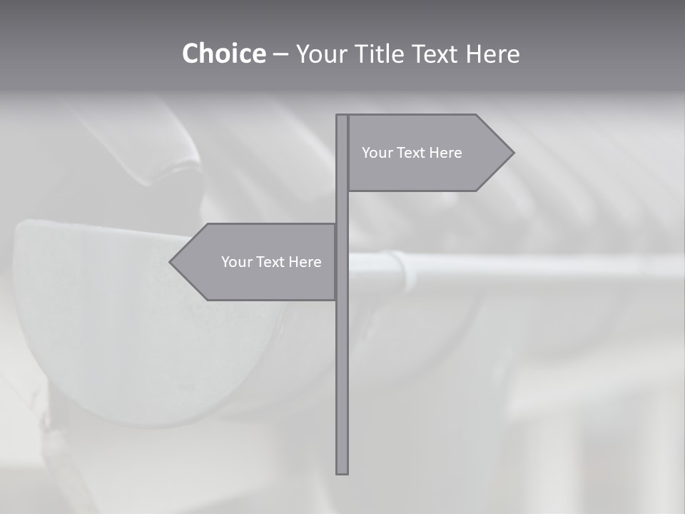 Rainy Rainwater Detail PowerPoint Template