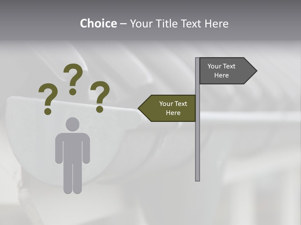 Rainy Rainwater Detail PowerPoint Template