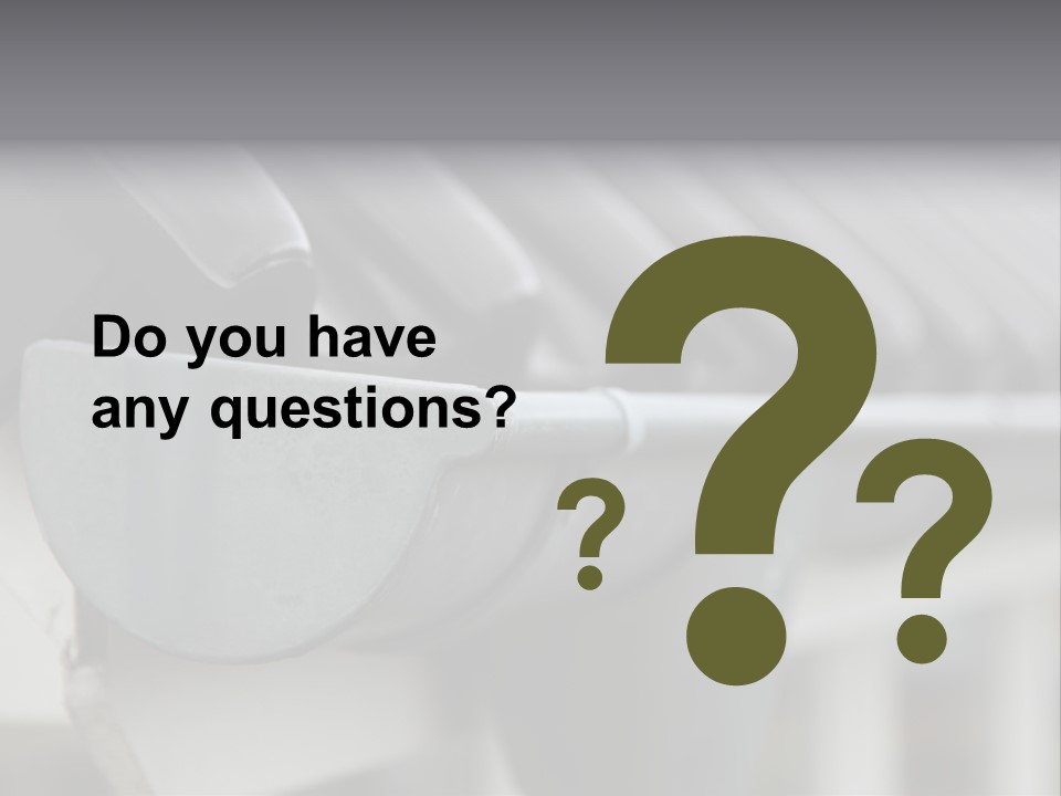 Rainy Rainwater Detail PowerPoint Template