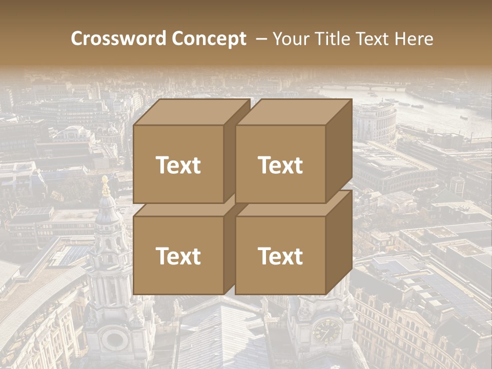 Structure Place River PowerPoint Template
