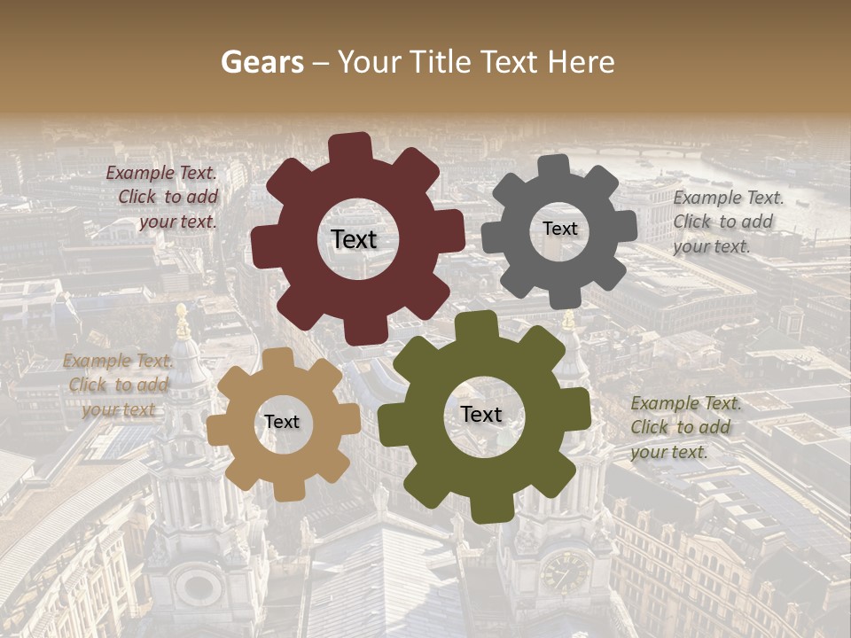 Structure Place River PowerPoint Template