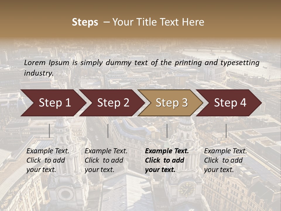 Structure Place River PowerPoint Template