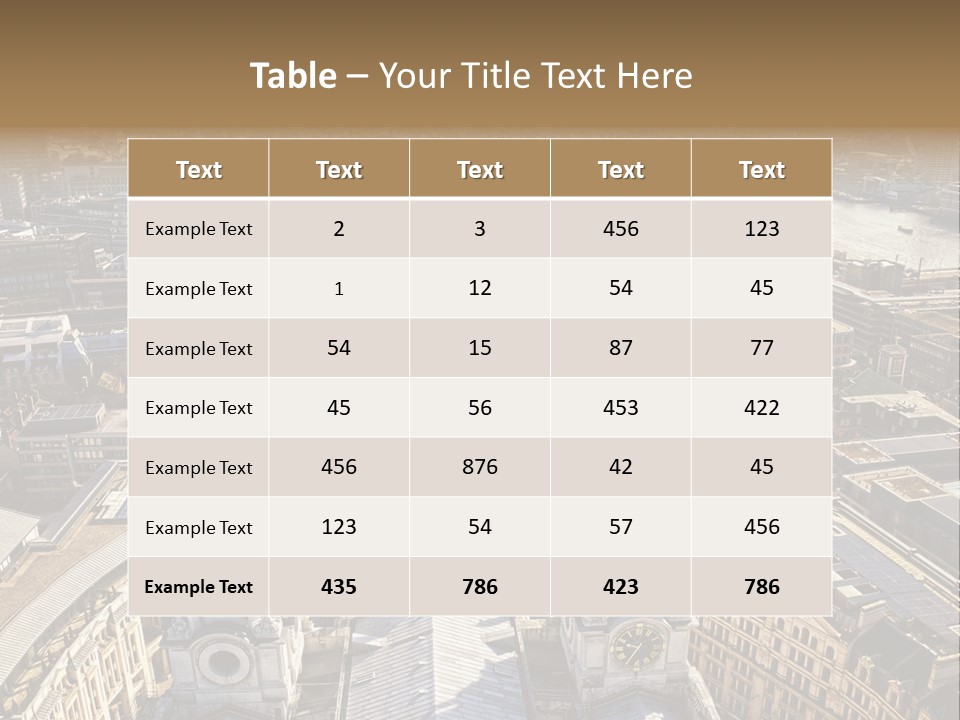 Structure Place River PowerPoint Template