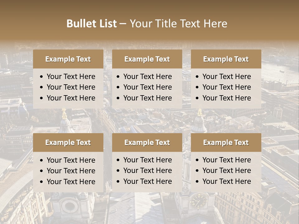 Structure Place River PowerPoint Template