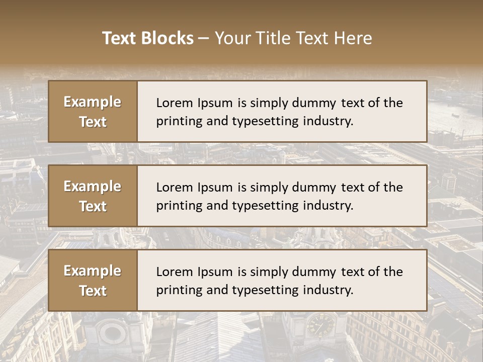 Structure Place River PowerPoint Template
