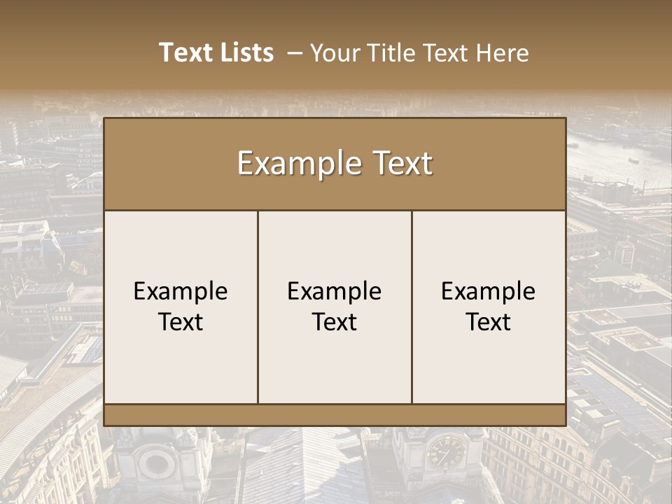 Structure Place River PowerPoint Template