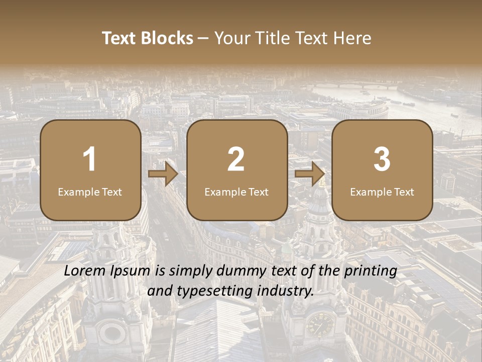 Structure Place River PowerPoint Template