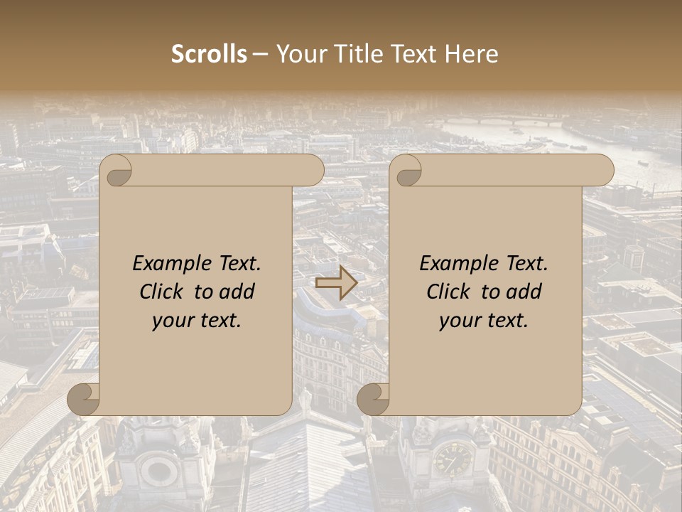 Structure Place River PowerPoint Template