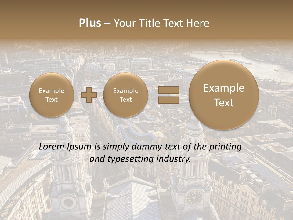 Structure Place River PowerPoint Template